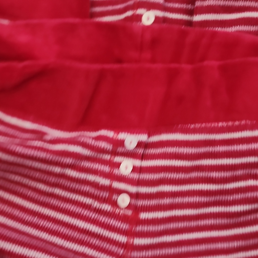 Victoria's Secret Red and White Pajama Set, S/P - Picture 4 of 5